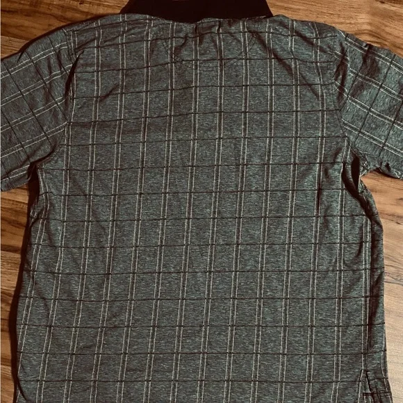 Open Trails Men's Windowpane Pattern Polo Size XXLarge - Picture 5 of 16